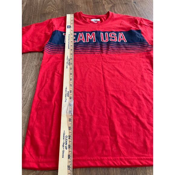 Team USA Olympic TShirt Red Short Sleeve Size XL 18/20 Official Licensed Apparel - Picture 5 of 6